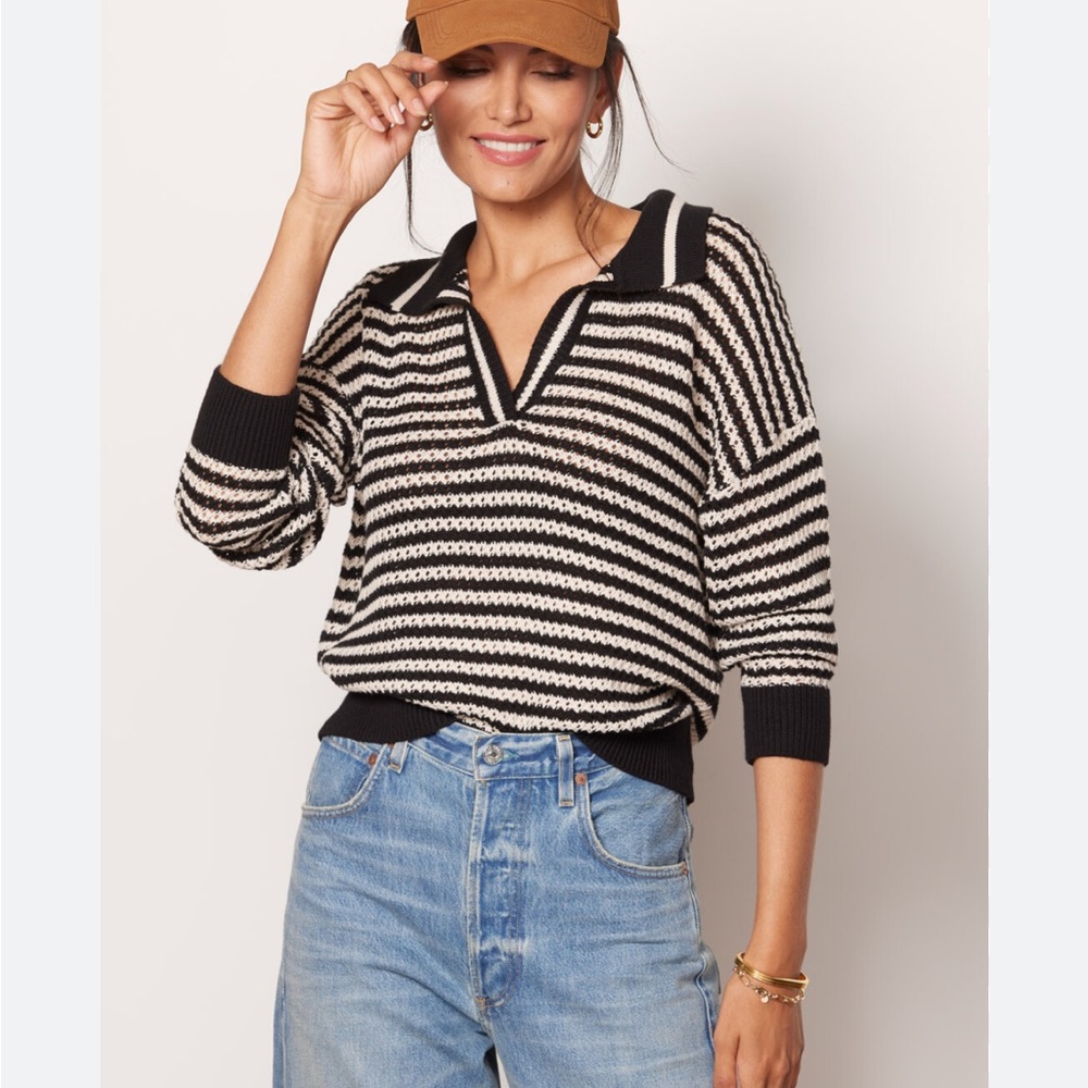 EVEREVE 525 Stripe Cotton Pullover